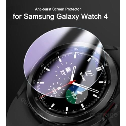 Screen Protector for Samsung Galaxy Watch 4 40mm 44mm Tempered Glass Film for Galaxy Watch 4 Classic 42mm 46mm Protector Film