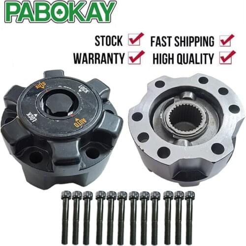 2 pieces x FOR TOYOTA Landcruiser PRADO V8 Free Wheel Hub B001 43530-69065 4353069065 Aluminum alloy