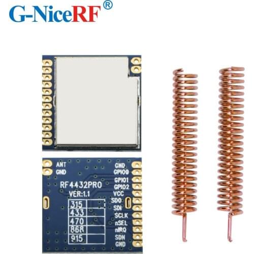 20pcs/lot 14km Long distance range|100mW SPI Interface RF4432PRO 433MHz Wireless Module