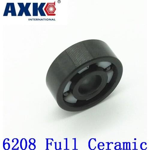 2019 Rodamientos Axk 6208 Full Ceramic Bearing ( 1 Pc ) 40*80*18 Mm Si3n4 Material 6208ce All Silicon Nitride Ball Bearings