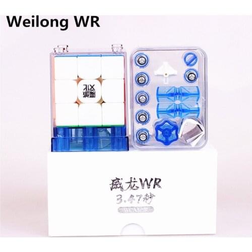 3x3x3 MOYU Weilong WR non Magnetic Magic Speed Cube Stickerless WeilongWR Puzzle Cubes Toys For Children