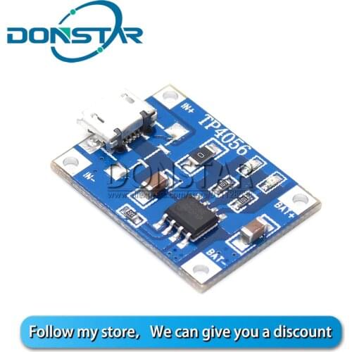 5PCS MICRO USB 1A Lithium Battery Charging Board TP4056 Charging Module