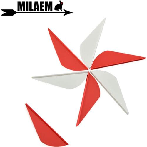 50pcs 2inch Archery Arrow Feather Rubber Feathers Vanes Fletching DIY Carbon Arrow Aluminum Arrow Hunting Shooting Accessories