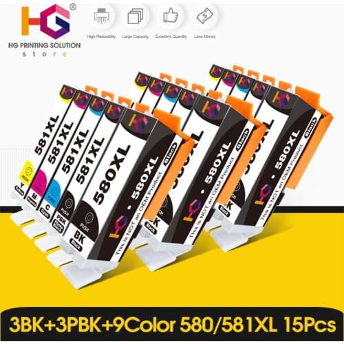 580 581 Compatible for PGI-580 CLI-581 ink cartridge For canon PIXMA TR7550 TR8550 TR 7550 TS6150 TS6151 TS 6150 printer