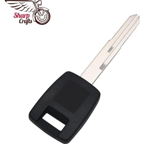 Motorcycle Accessories W/LOGO Racer Brand New Black Blank Key For Suzuki SV400 SV650 SV750 SV1000 DNMS1400 DNMS 1400