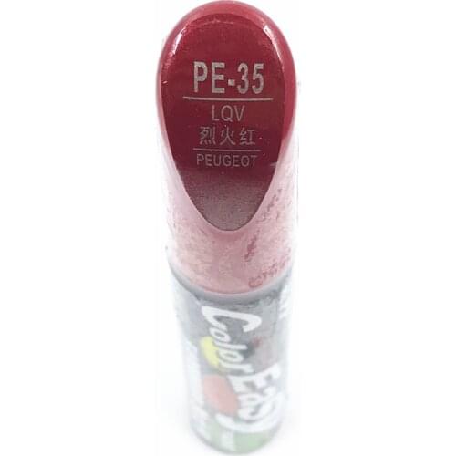 Car scratch repair pen, auto paint pen white color PE-35 for Peugeot 207 307 301 308 2008 408 ,car painting pen
