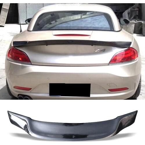 Car Trunk Spoiler Carbon Fiber FRP Auto Rear Trunk Wing R For BMW E89 Z4 18i 20i 23i 28i 30i 35i 2009 - 2013 Style Accessories