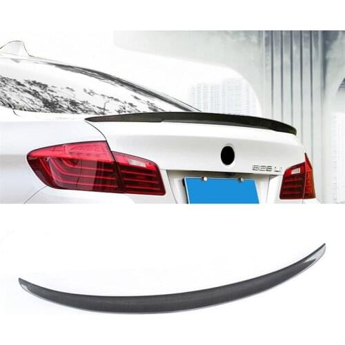 For MP Style Real Carbon Fiber Spoiler BMW F10 F18 2011-17 BMW5 Series Car Trunk Rear Tail Wing Refit 520i 523i 528i 535i 550i