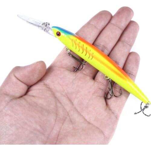 HENGJIA 1 PCS Hard Minnow Fishing Lures Wobblers For Fising Freshwater Bass Tackle Tools Artificial Baits Isca Pesca