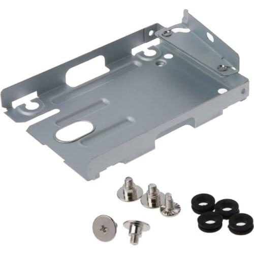 1PC Hard Disk Drive HDD Base Tray Mounting Bracket Support for Playstation 3 PS3 Slim S 4000 With Screws