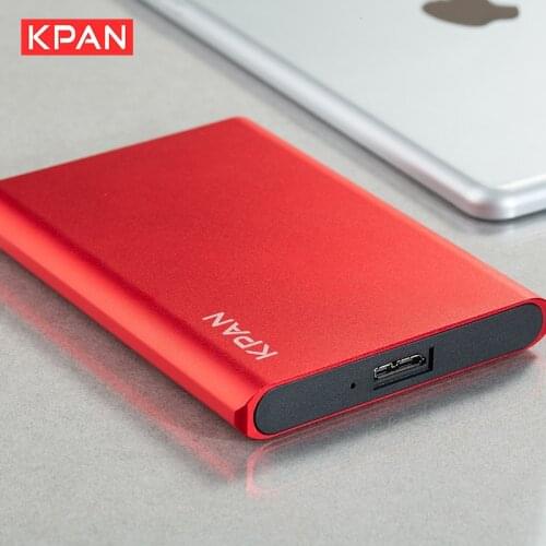 KPAN HD Drive Metal Hard Drive Disk 1TB 500GB USB3.0 HDD 2.5" Portable External Hard Disk 1TB For Android PC Mac OS