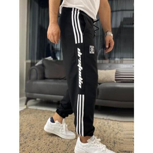 2021 Autumn And Winter New Three-Bar Men Sports Pants cotton Loose Trend Casual Slim Jogging Fitness Small Foot mens Long Pants