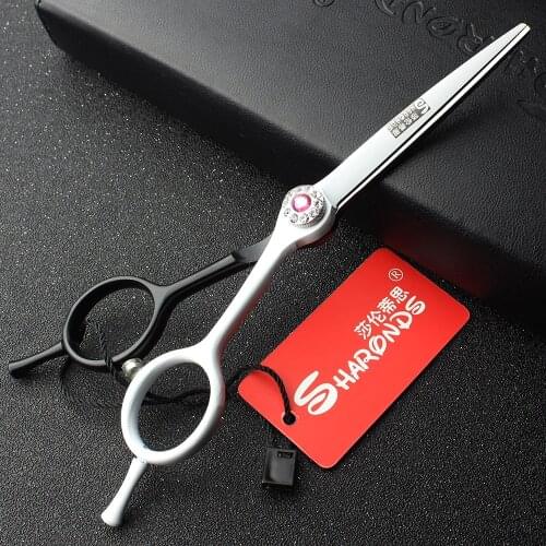 5.5 inch professional hairdressers scissors special haircut barber flat cut Japanese 440c hairdressing scissors