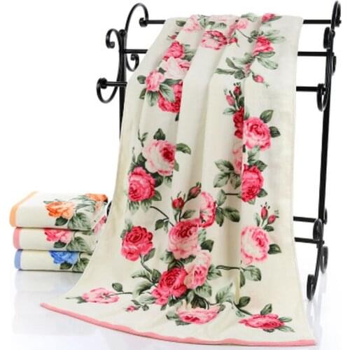 Pvctbzb2020 Brand New Women Peony Towel 100% Cotton Mens Towel 73 * 34cm Bath Towel 72 * 140cm High Quality Beach Towel11s-15s