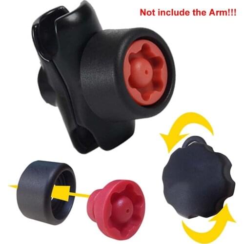 JINSERTA Mixed Combination Anti Theft Pin-Lock Security Knob and Key Knob for ram mount 1 inch Diameter B Size Arm Socket