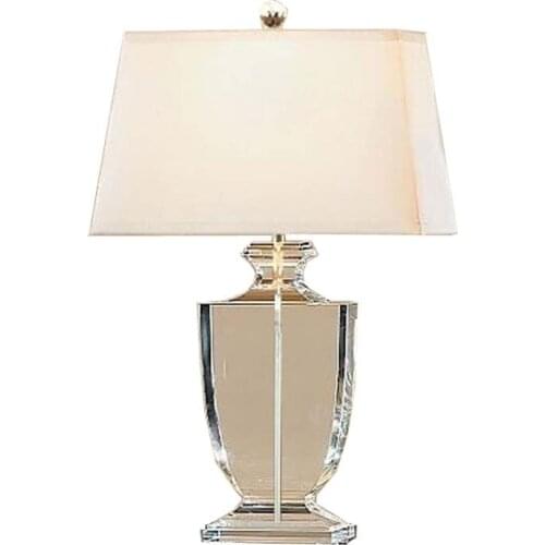 American Style Luxury Crystal Table Lamp For Bedroom Bedside Lamp Living Room Sample Room Hotel Villa Night Lamp Room Decoration