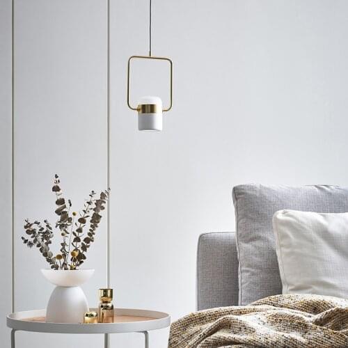 Modern Minimalist Bar Restaurant Multi-head Molecular Rotating pendant lamps Nordic Bedroom Bedside Metal Pendant Lights