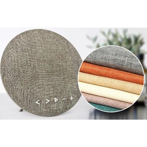 F6 12W cloth cover Stereo Super Bass Bluetooth Speaker Portable Outdoor Music column Soundbar FM TF card Built in Mic hand free