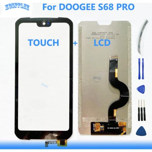 For Doogee S68 Pro LCD Display Only ( Without Touch Screen ) Original Quality Replacement 5.9" DOOGEE S68PRO LCD Display Parts