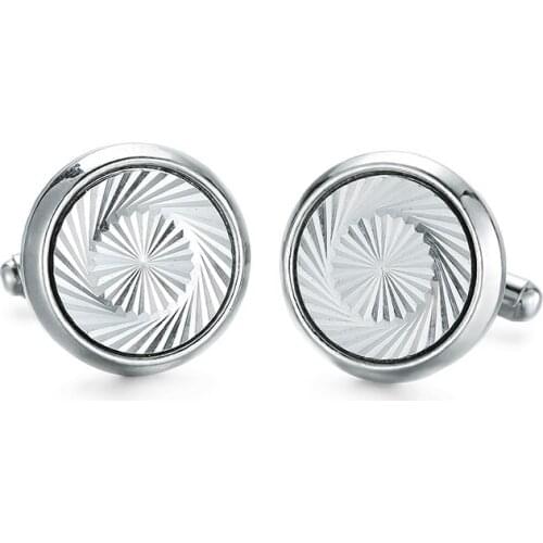 High quality French Cufflinks hand polished metal laser Cufflinks wholesale manufacturers