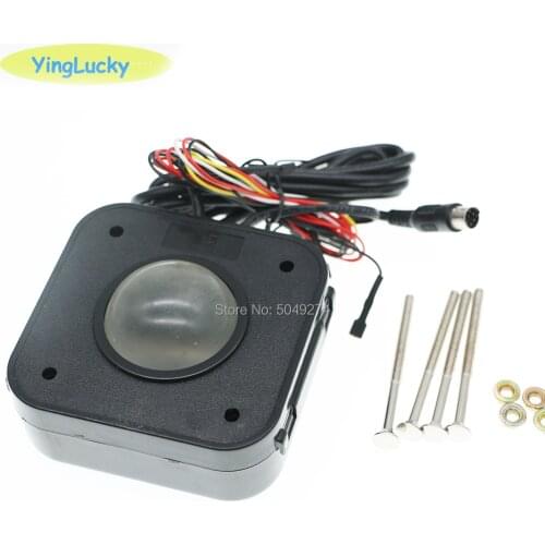 Yinglucky Arcade 4.5CM LED illuminated jamma Trackball mouse PS / 2 PCB connector Jamma mame game machines