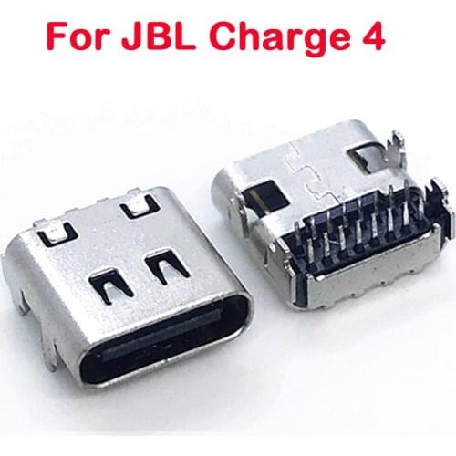 2-10pcs 16pin Micro Type-C USB Connector Port For JBL Charge 4 USB C Power Charging Jack Socket USB-C Female