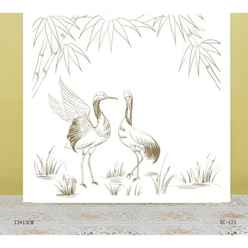 AZSG Red-crowned crane Clear Stamps For DIY Scrapbooking/Card Making/Album Decorative Rubber Stamp Crafts