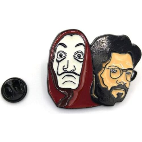 House of Cards kids men women 90s funny cartoon backpack clothes diy decoration Enamel Brooches badge collar pins gifts