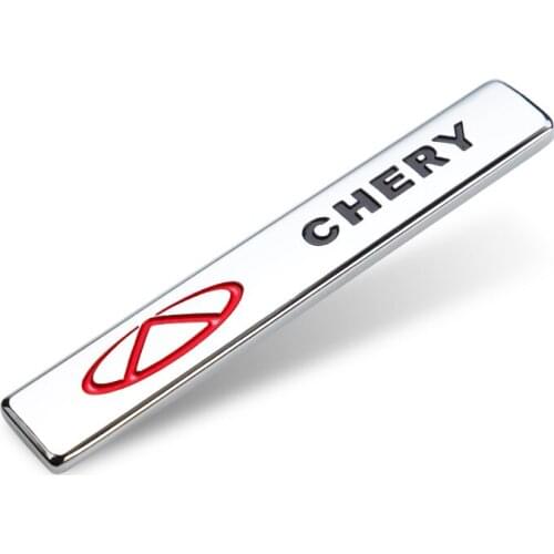 For Chery Tiggo Fulwin A1 A3 QQ E3 E5 G5 V5/EMGRAND EC7 EC7-RV EC8 Car Body Emblem Badge Side Fender Rear Trunk Sticker Decals