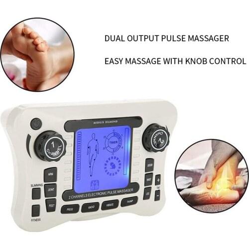 Dual Channel Output TENS Electric Smart Massager Ems Nerve Muscle Muscle Stimulator Relaxation Muscle Massage Machine