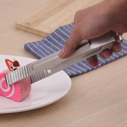 Stainless Steel Kitchen Tools Sugar Ice Clip Pastry Clamp Cooking Salad Food BBQ Tongs 4 Styles F20173848