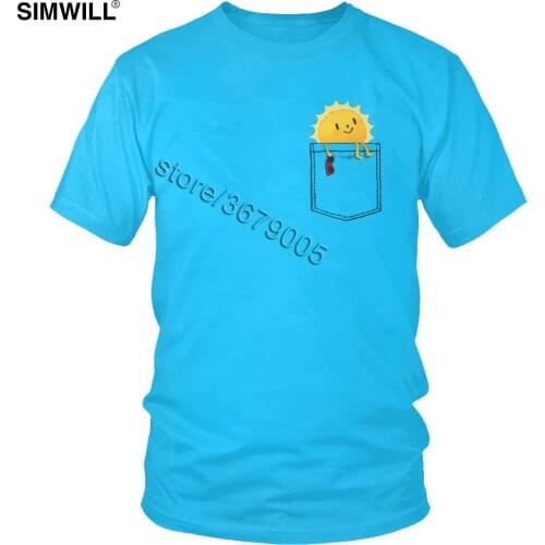 Urban Latest T Shirts Mens Pure Cotton Pocketful Of Sunshine Tshirt Short SleevesTops sun Casual Tee Boyfriends Gift Clothing