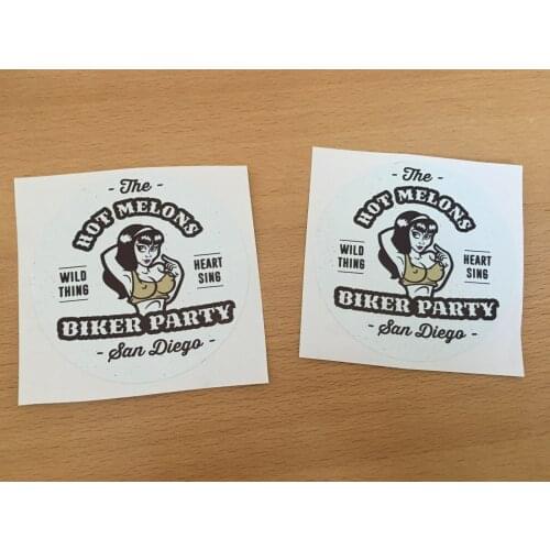 Melons Sticker Retro Sticker Biker Chopper Motorcycle Streetfighter M010