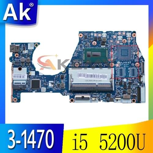 NM-A381 For Lenovo YOGA 3 14 Yoga 3-1470 Laptop motherboard with CPU i5 5200U SR23Y DDR3 100% Fuly Tested