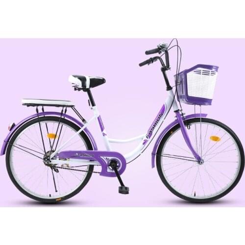 Retro Fixed Gear Bicycle Portable Commuter Adult Bike