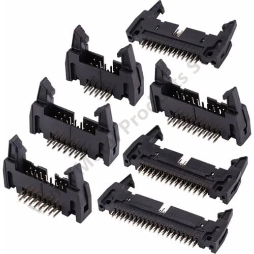 1PCSHigh Quality 4 Specifications Durable Accessories Hook Speaker Socket Connector Test About 2.54mm Straight Speaker Plug Gray