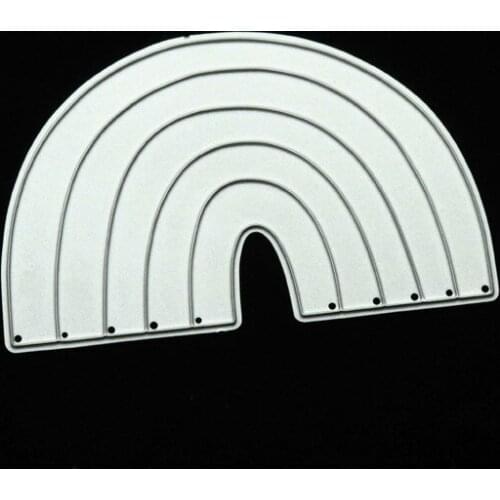 Rainbow 2021 Metal Cutting Die Mould Scrapbook Die Embossing DIY Handicraft Paper Card Photo Album 2021 New