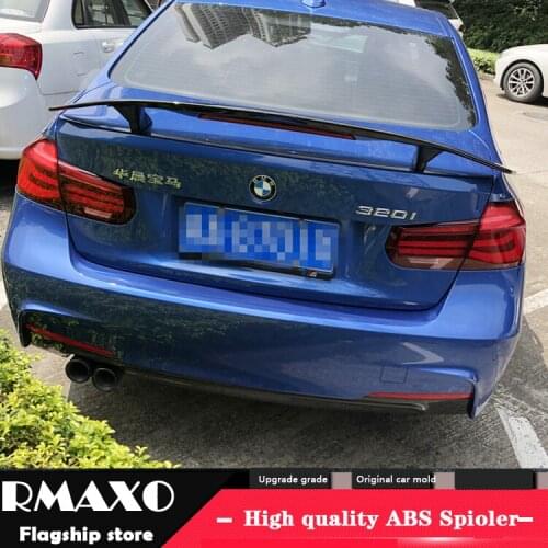 For F30 F35 Spoiler 2016-2019 BMW E90 TF High Quality Spoiler ABS Material Car Rear Wing Primer Color Rear Spoiler