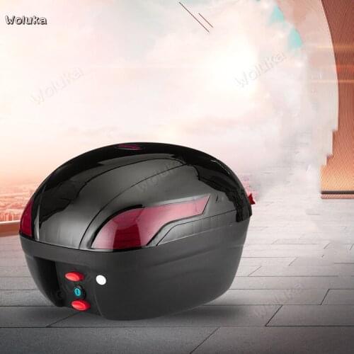 Motorcycle trunk universal electric vehicle rear trunk scooter toolbox pedal storage compartment CD50 Q02