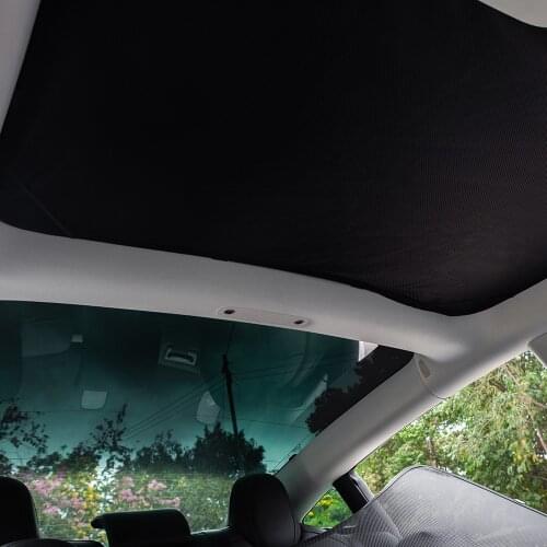 Vxvb New For Tesla Model 3 2021 Accessories Model3 Accessory Roof Skylight Shades Protector Sudnshade Rear Roof Skylight Shades