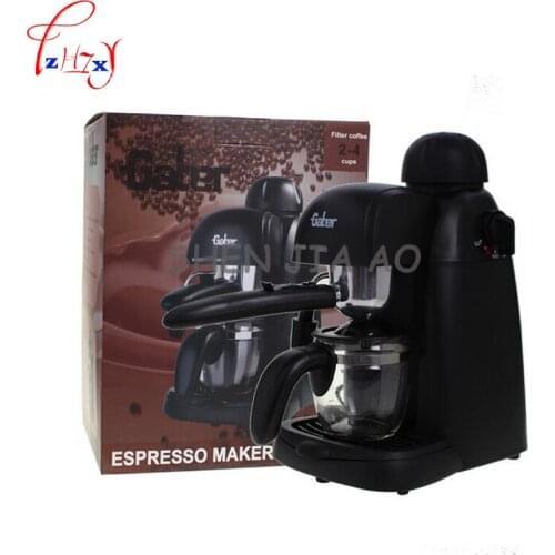 1pc 220V 800W Commercial / Household Semi-automatic Italian Coffee Maker Vessel Coffee Maker Homemade Cappuccino