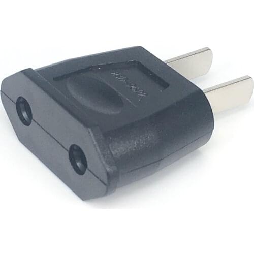 1 PC US American Japan Travel Adapter 250V 6A 2 Pin European EU To US Plug Power Adapter Converter Electrical Socket Outlet