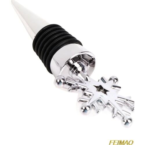 1Pcs Stainless Steel Bottle Stoppers for Red Wine Champagne Beer Saver Sealer Wedding Favor Kitchen Tools Bar Accessories