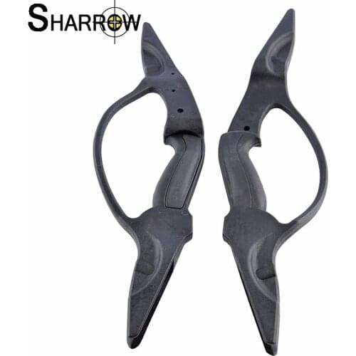 1pc Archery Recurve Bow Handle 43.5*12.5*3.7cm Removable Plastic Steel DIY Bow Riser for Hunting Shooting Accessories