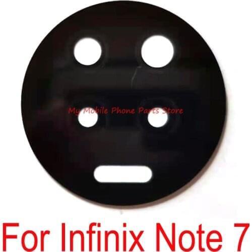 10 PCS Rear Back Camera Glass Lens Cover For Infinix Note 7 Note7 Glass Lens Camera With Glue Sticker Repair Parts