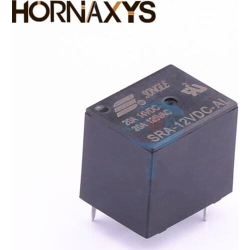 5PCS Automotive Relays SRA-05VDC-AL SRA-12VDC-AL SRA-24VDC-AL 5V 12V 24V 20A T74 4PIN Relays Wholesale Price