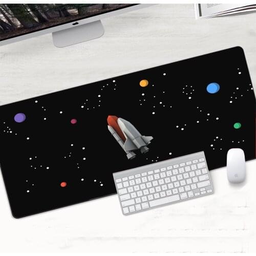 XGZ Large Mouse Pad Solar System Rubber Pad Non-slip Office Computer Table Mat Keyboardtable Mat Mousepad Gamer