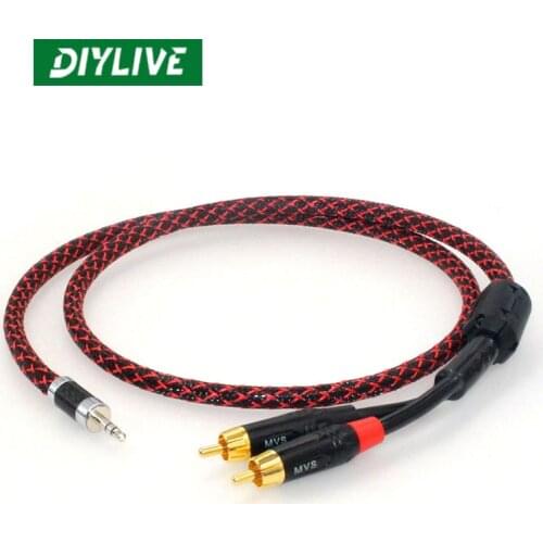 DIYLIVE Red 2 core signal line microphone line, microphone line, guitar line, balance line, one point two audio line