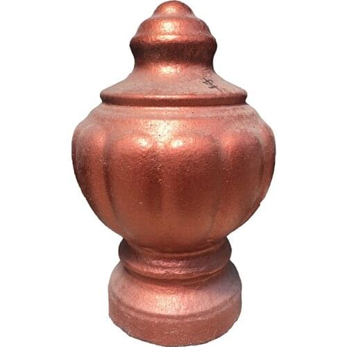 Custom made ABS plastic concrete lotus lantern statues molds for sale