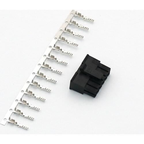 Angitu NVIDIA FE 12 pin MX3.0 Pitch Connector Mini 12Pin Housing 10pcs with 120pcs mini 3.0 pins